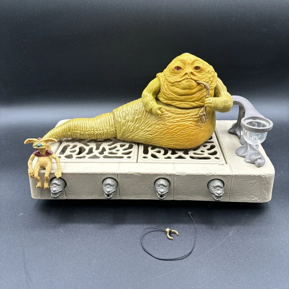 Vintage 1983 Star Wars Jabba the Hutt Throne Room Playset Kenner 90% Complete